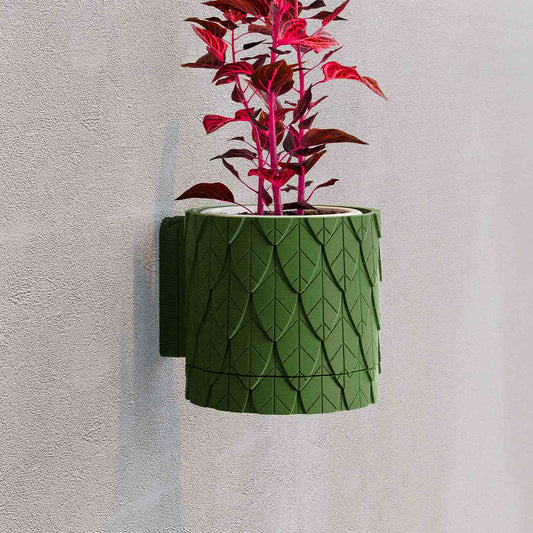 Wall Planter with Hidden Drip Tray
