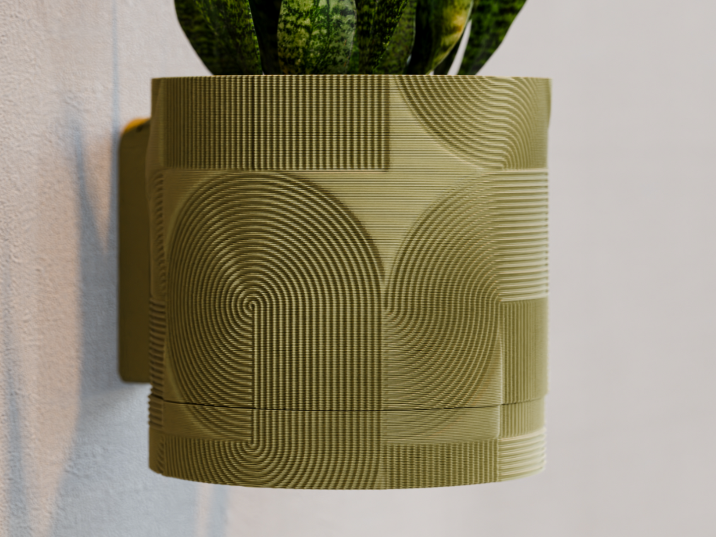 Wall Planter with hidden drip tray