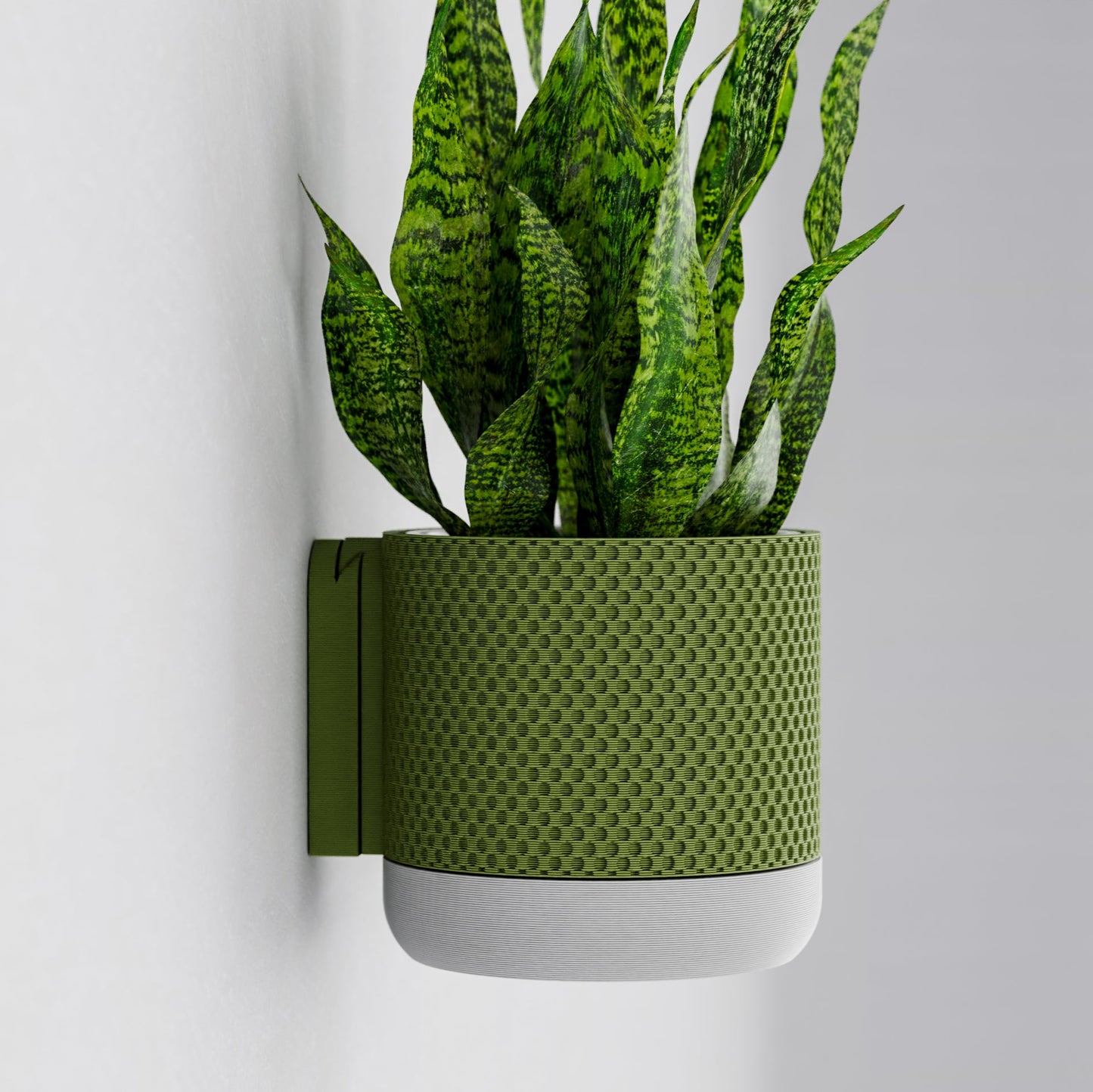 Wall Planter with hidden drip tray