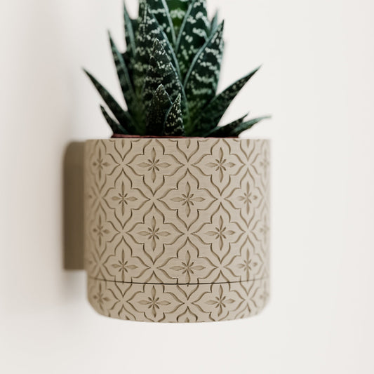 Wall Planter with hidden drip tray