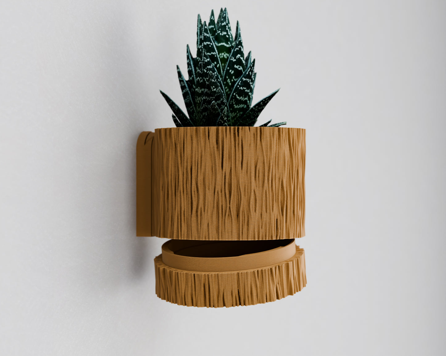 Wall Planter with Hidden Drip Tray