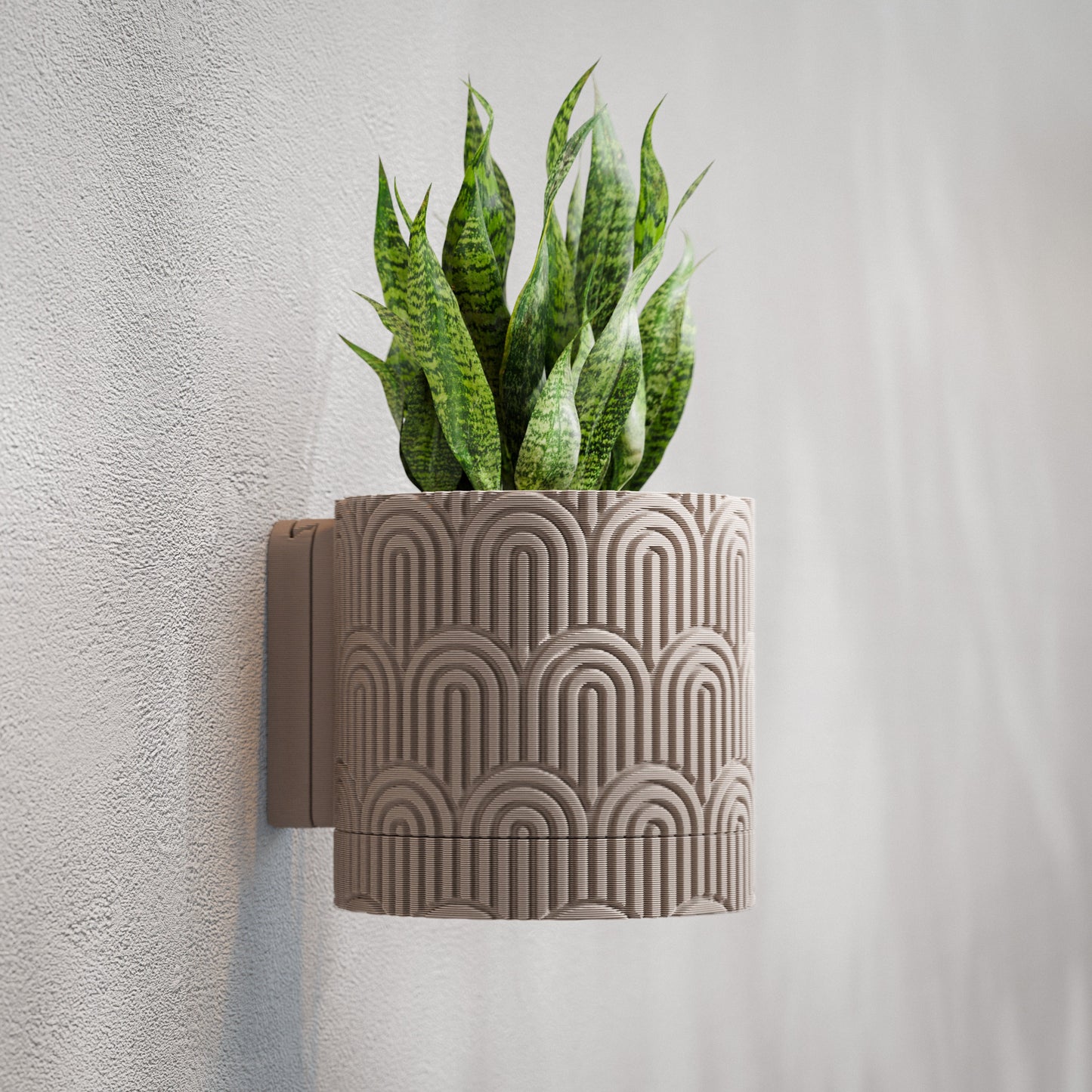 Wall Planter with Hidden Drip Tray