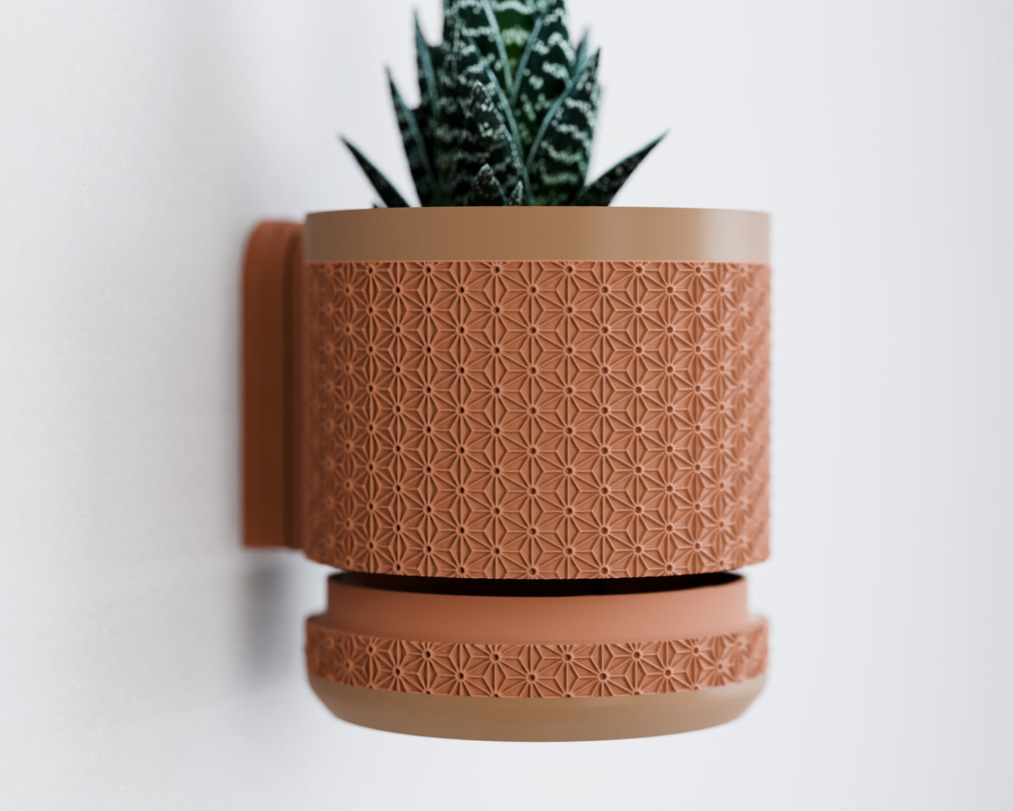 Wall Planter with Hidden Drip Tray