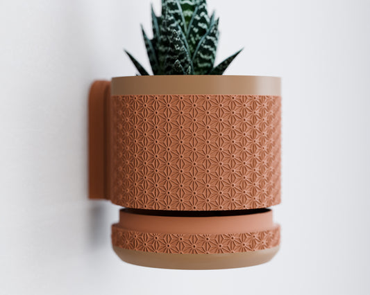 Wall Planter with Hidden Drip Tray