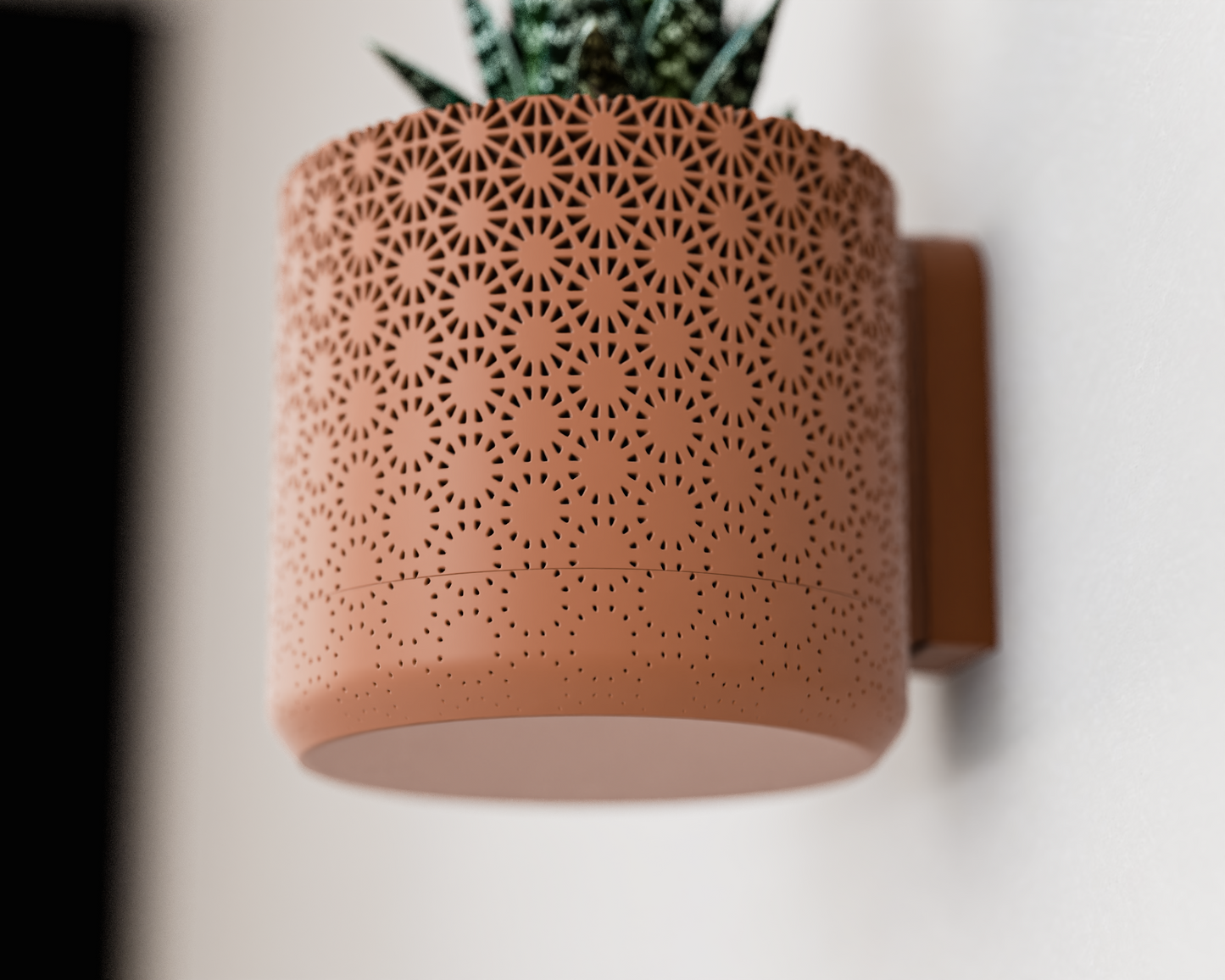 Wall Planter with Hidden Drip Tray