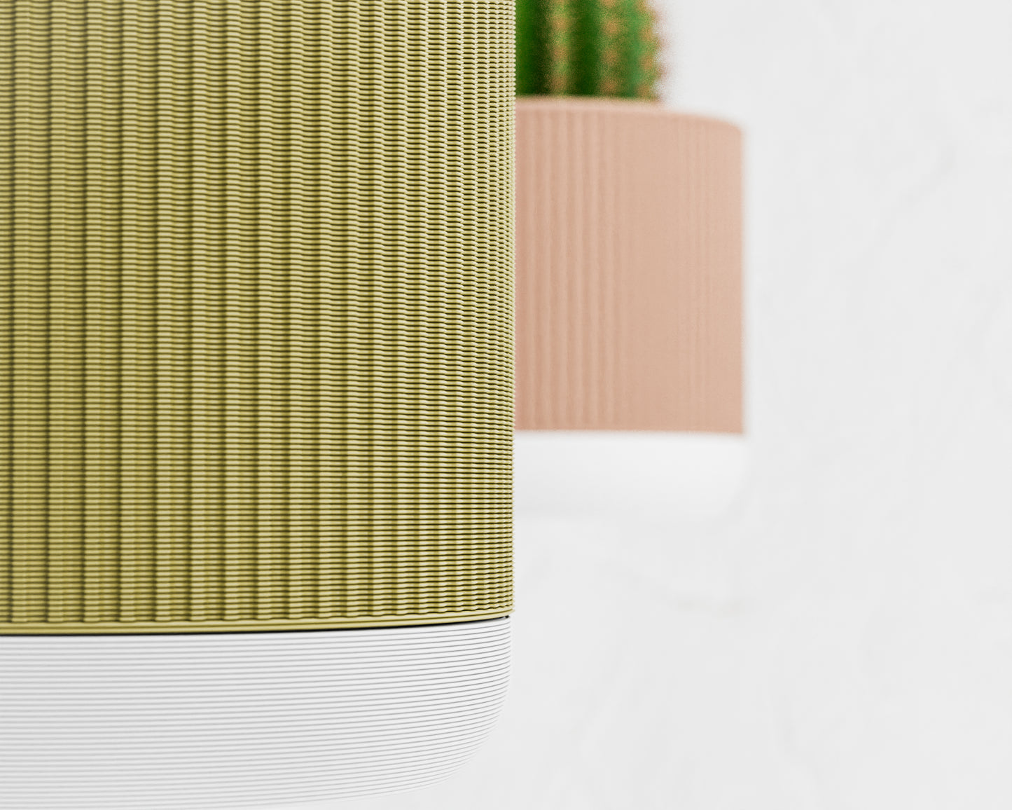 Wall Planter with Hidden Drip Tray